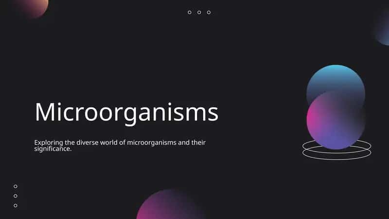 Microorganisms