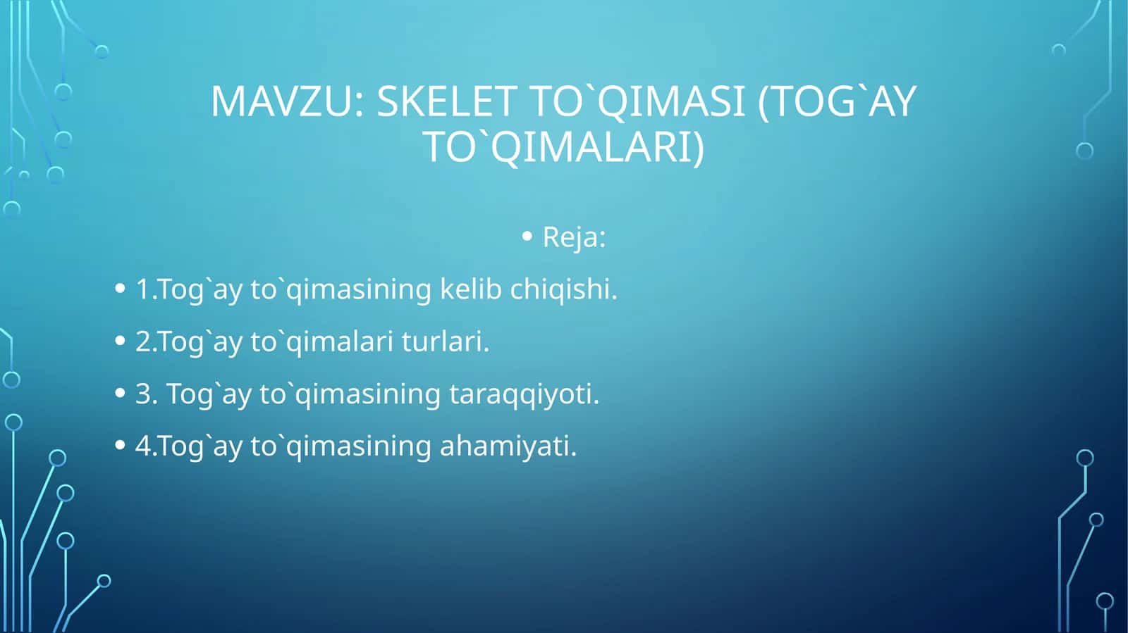 skeletto`qimasi(tog`ayto`qimalari) 1