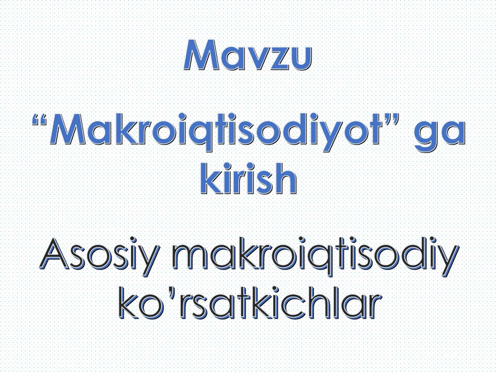 Adabiyotlar ro’yxati 1