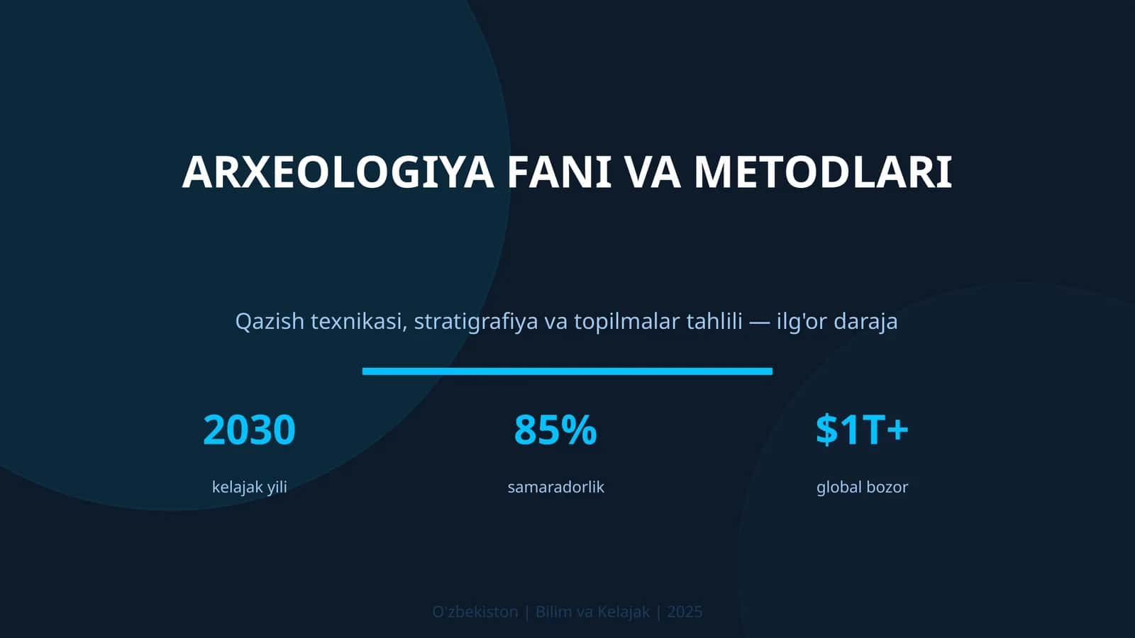 ARXEOLOGIYA FANI VA METODLARI 1