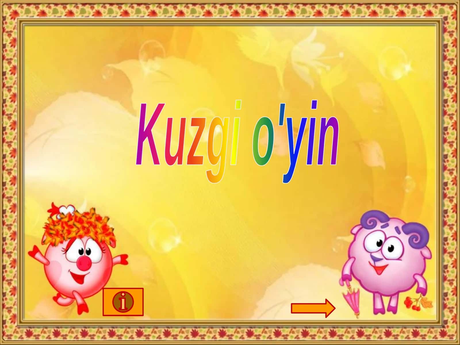 Kuzgi o'yin 1