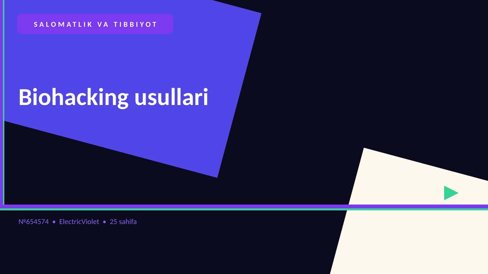 Biohacking usullari 1