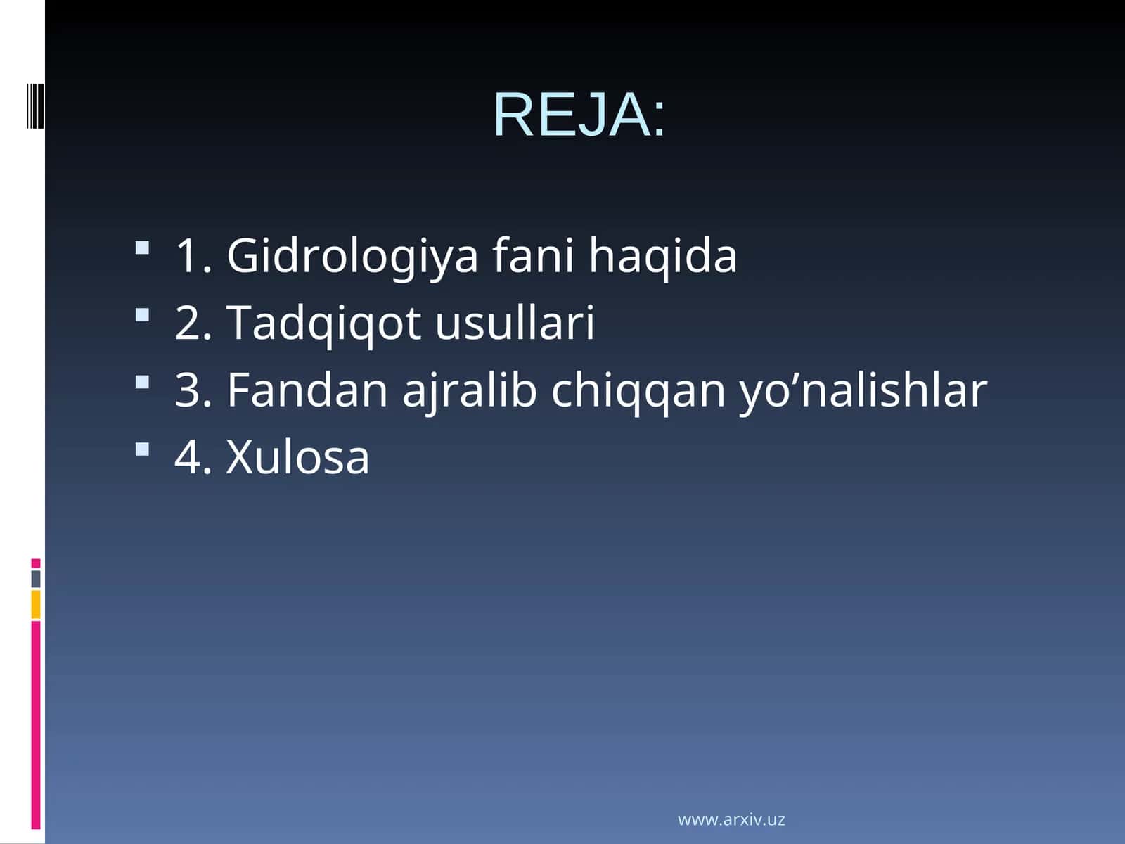 GIDROLOGIYA 1