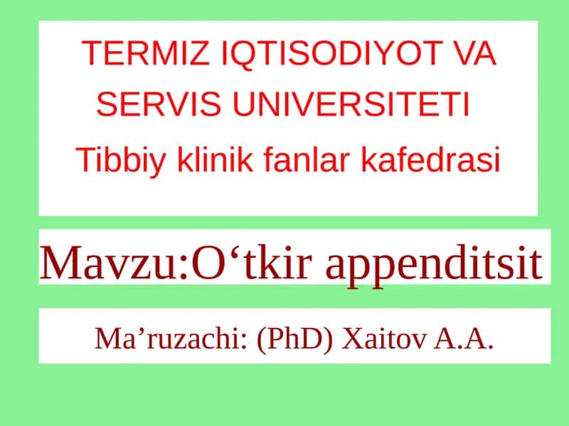 O‘tkirappenditsit 1
