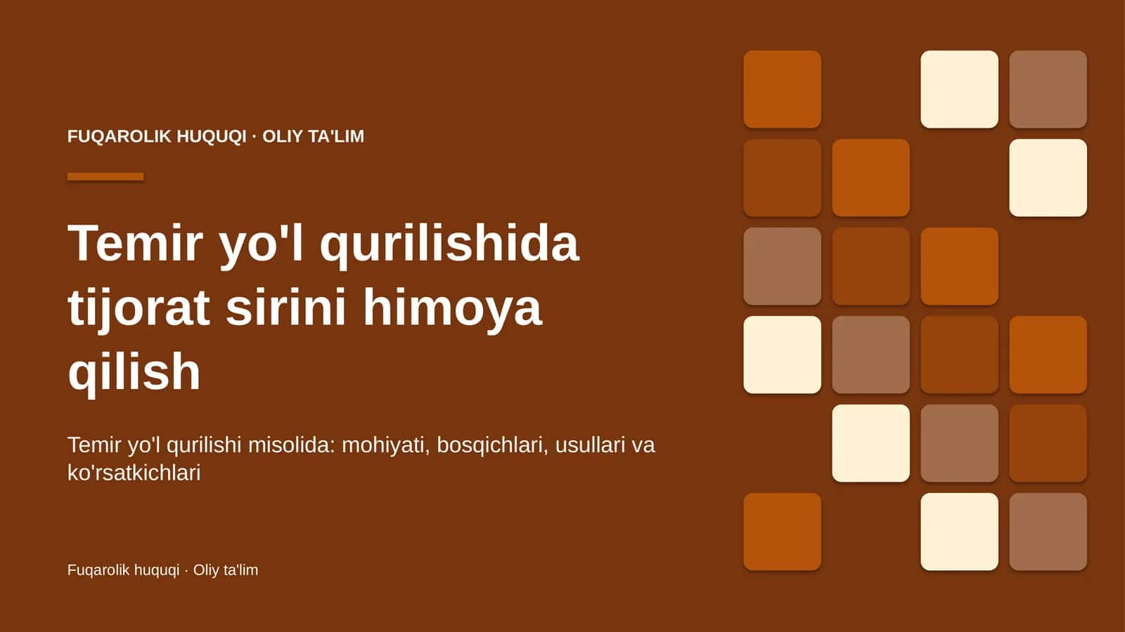 temir yo'l qurilishida tijorat sirini himoya qilish 1489 1