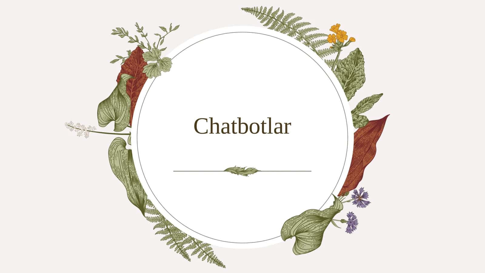 Chatbotlar 1