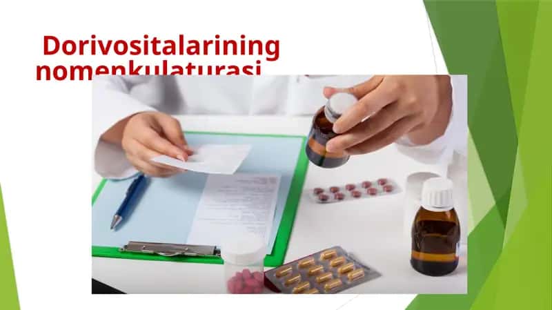 Dori vositalarining nomenkulaturasi 1