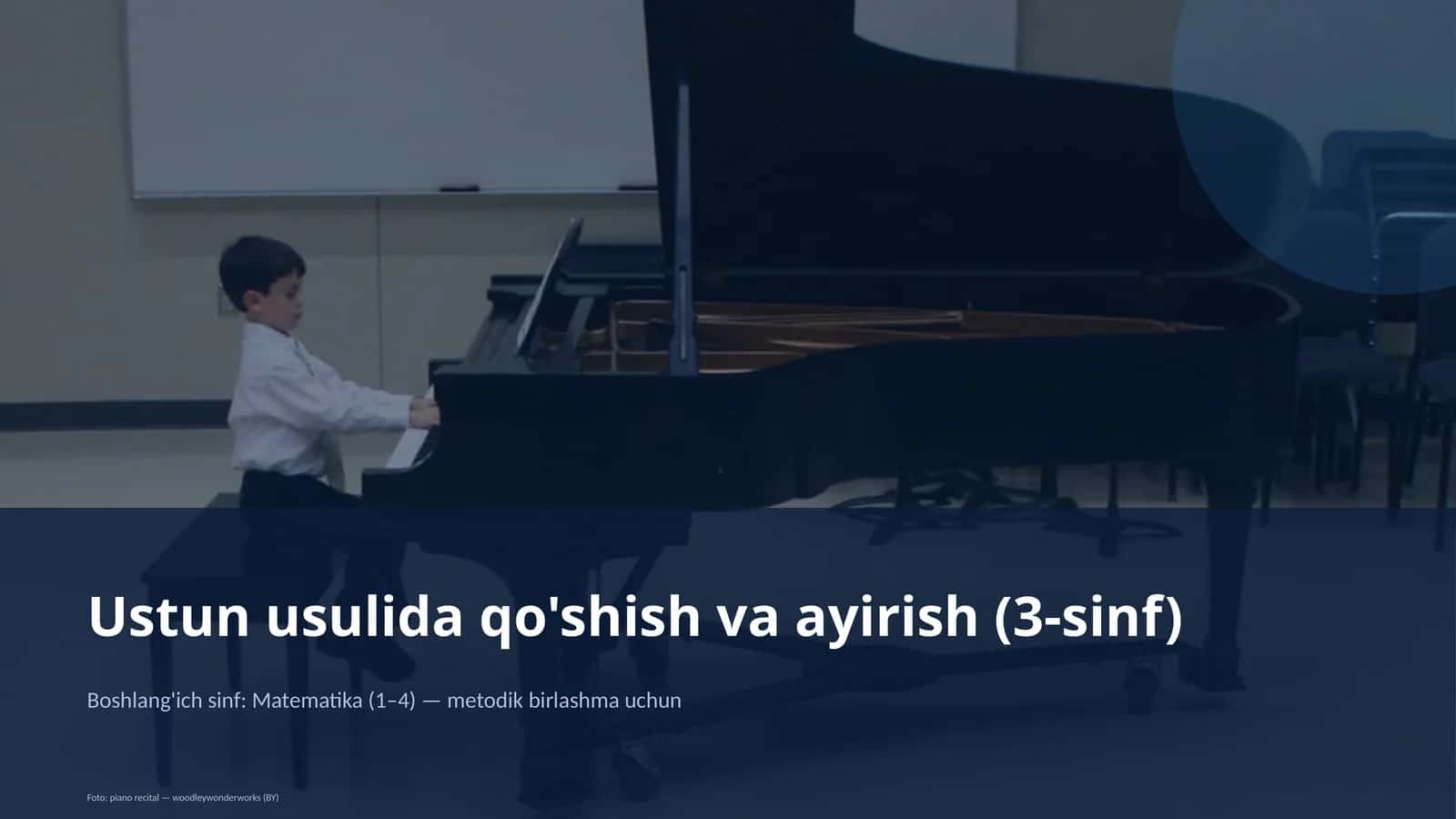 Ustun usulida qo'shish va ayirish (3-sinf) 1