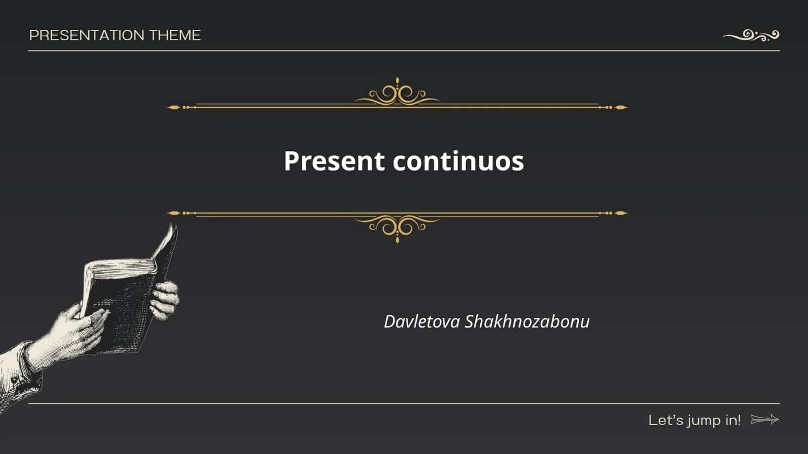 Present continuos 1