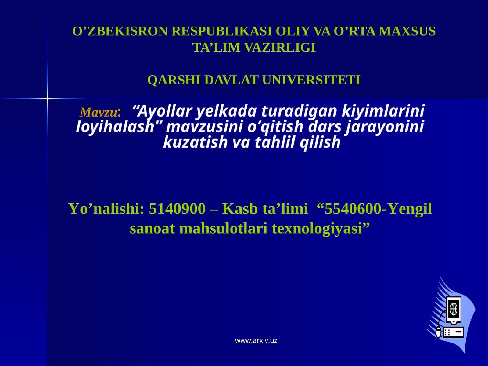 Ayollar yelkada turadigan kiyimlarini loyihalash 1