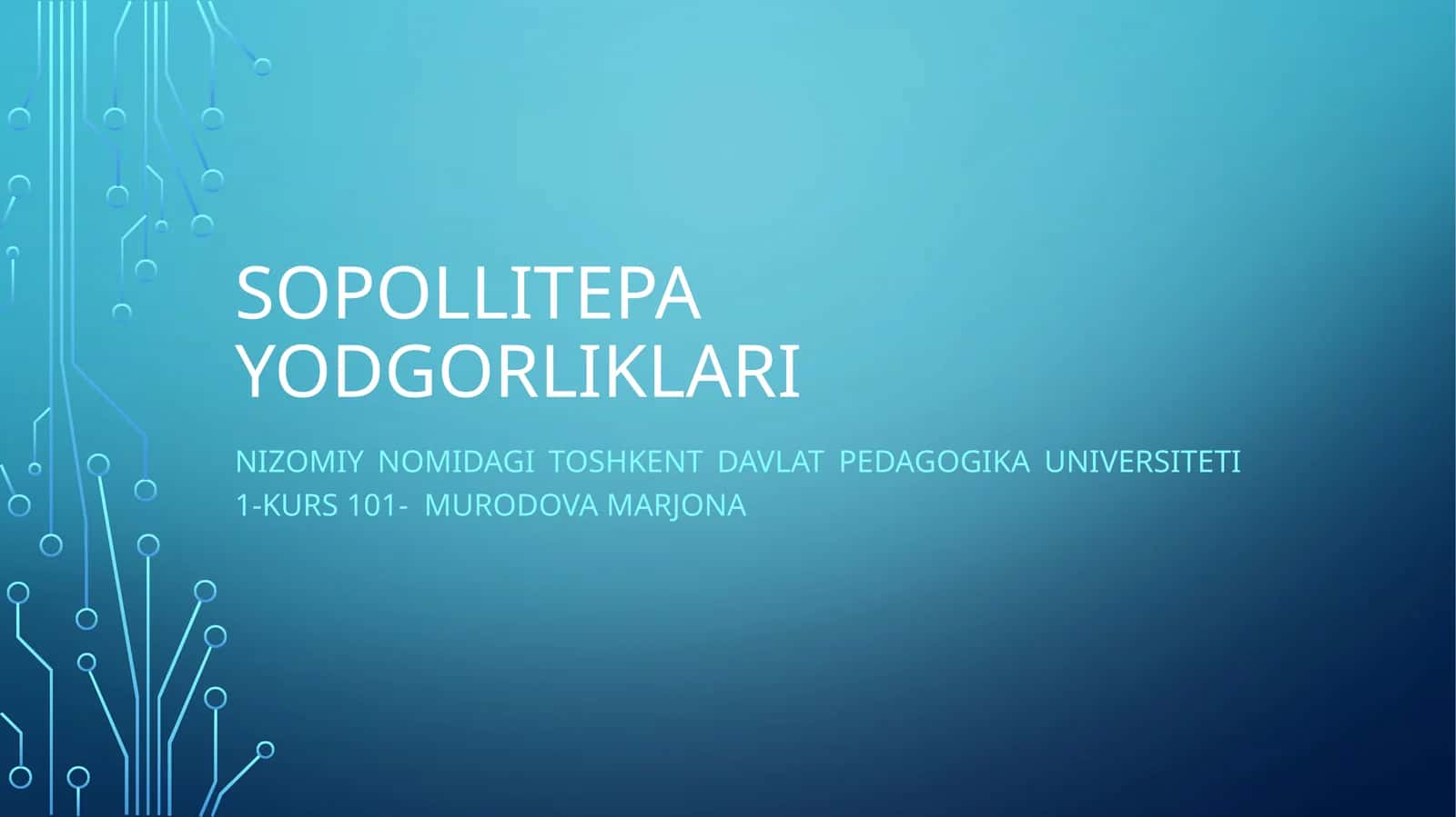 Sopollitepa yodgorliklari 1