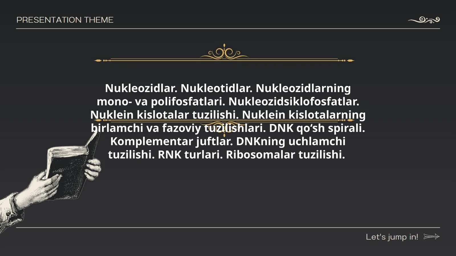 Nukleotidlar va Nukleozidlar 1