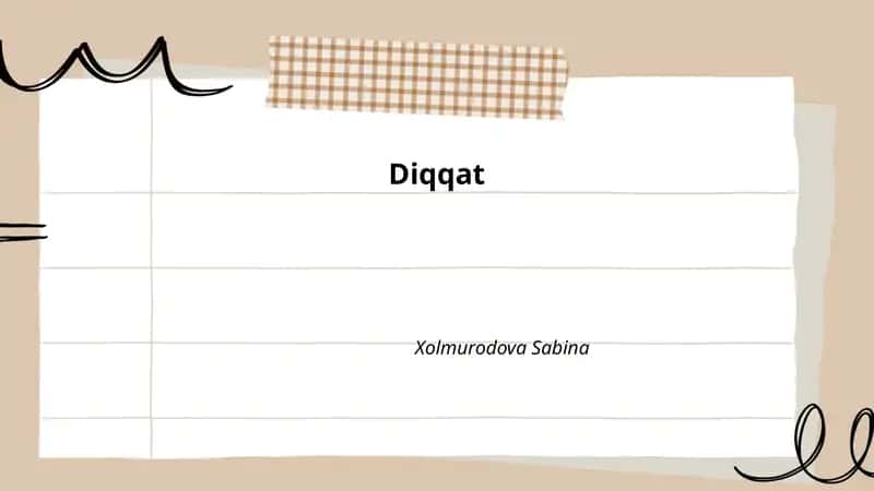 Diqqat 1