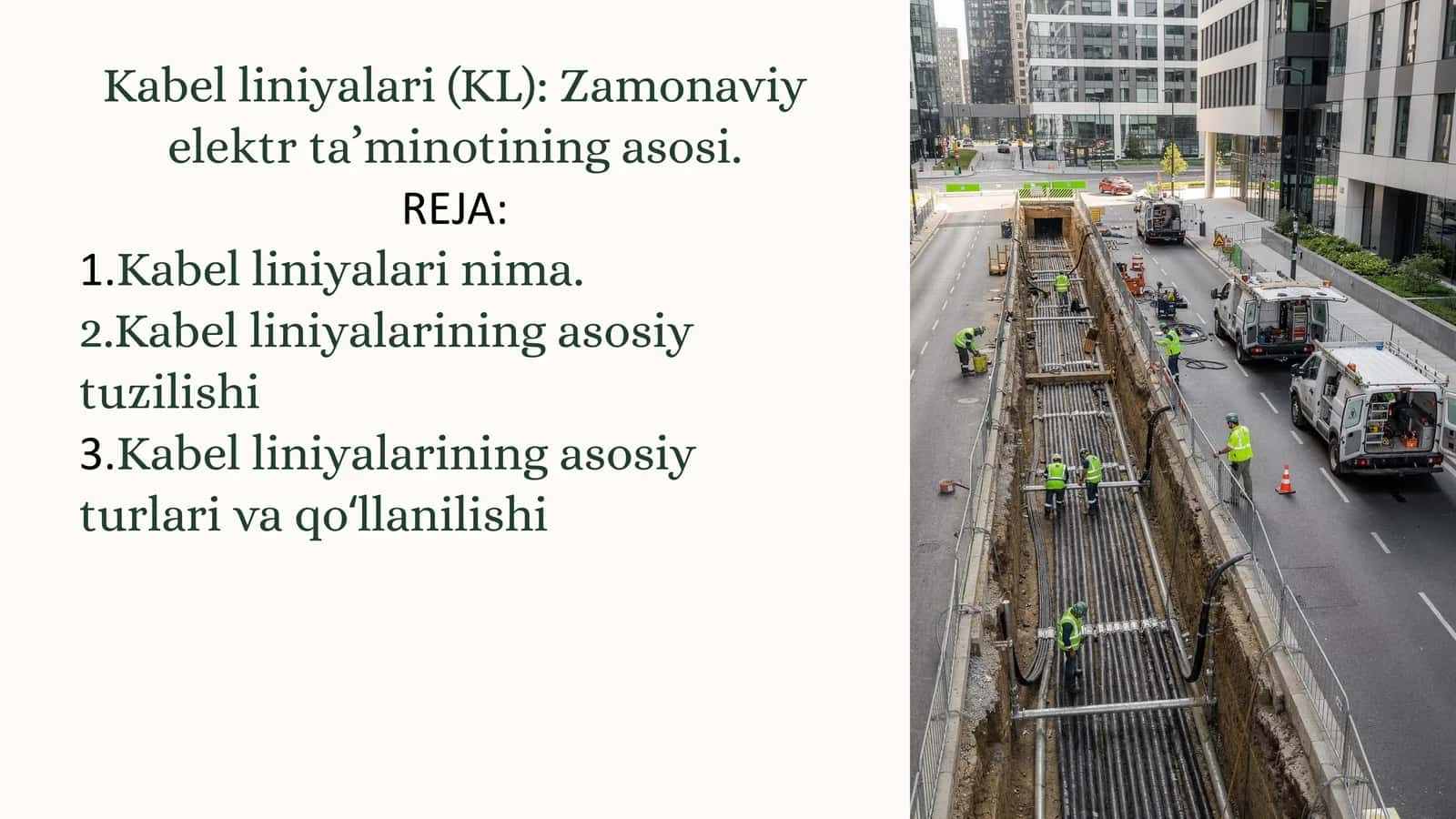 Kabel liniyalari (KL) 1