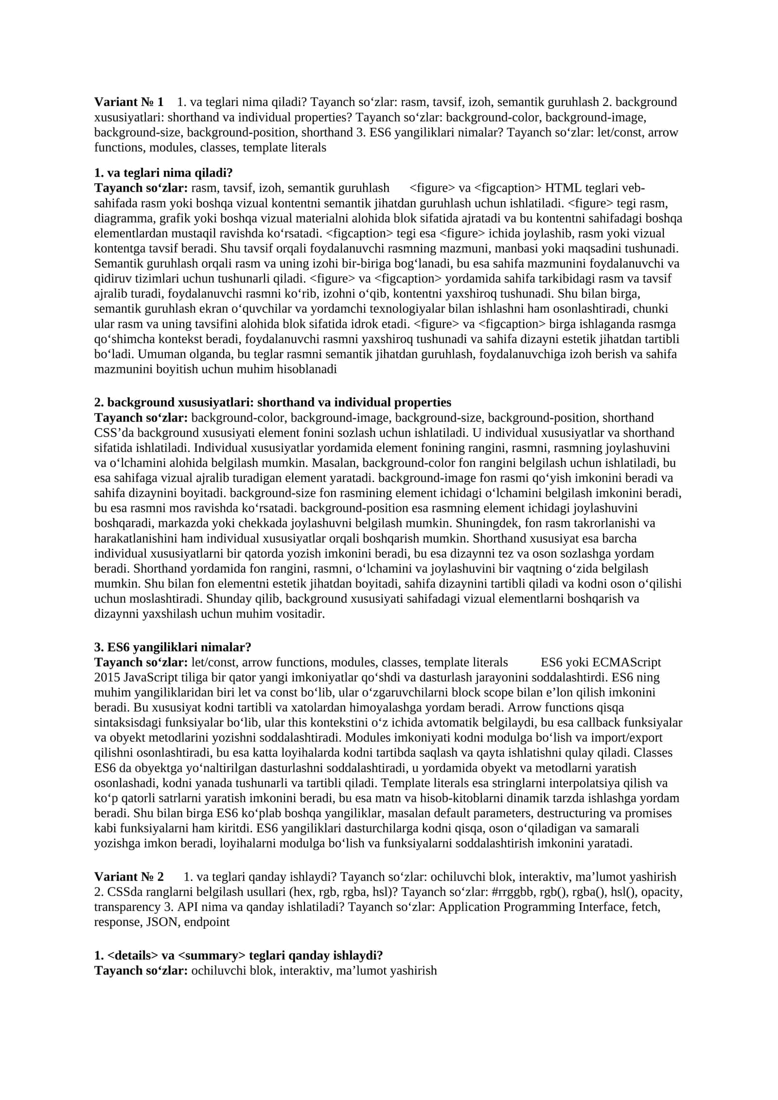 HTML teglari <figure> va <figcaption> 1