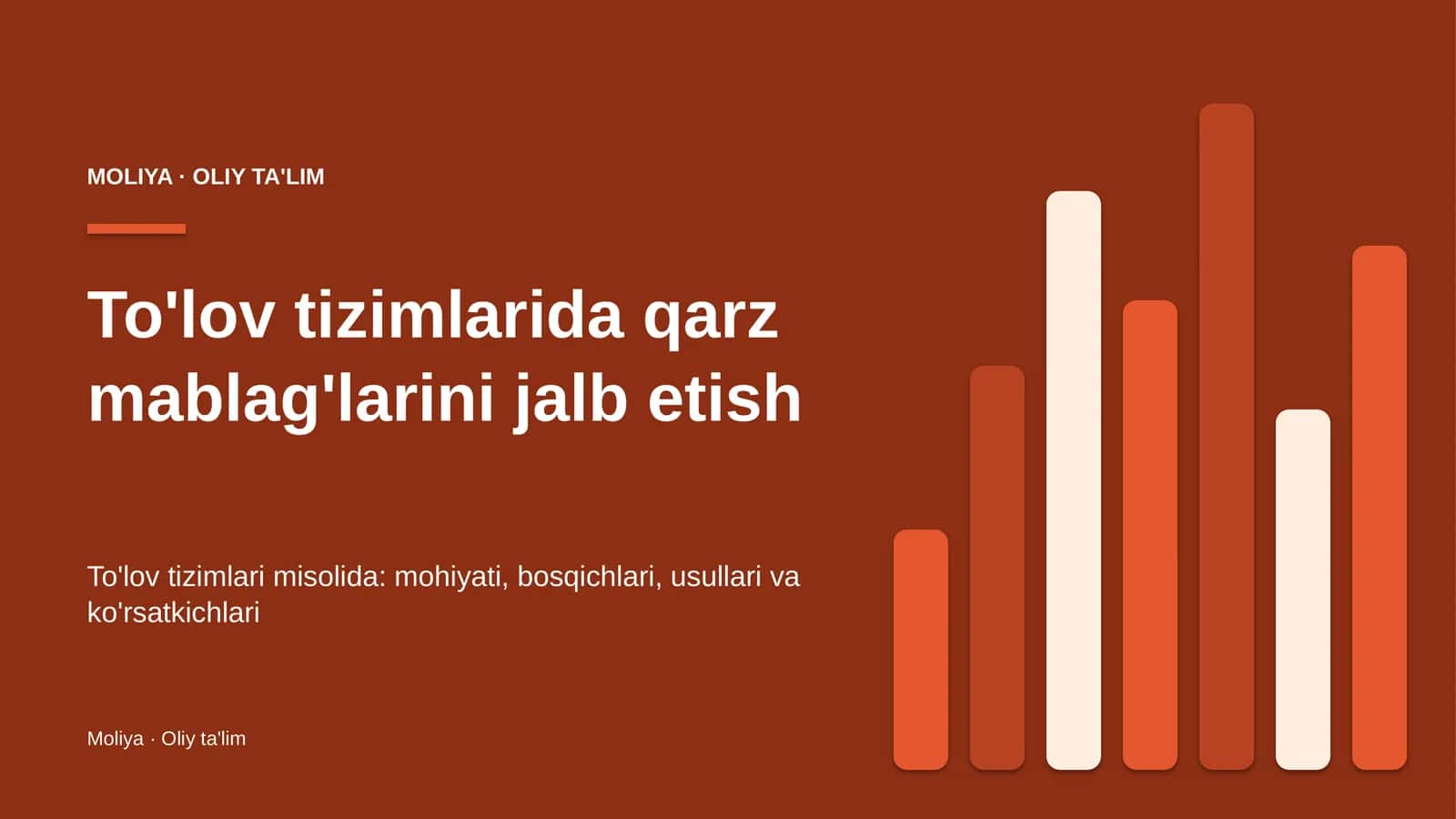 to'lov tizimlarida qarz mablag'larini jalb etish 3017 1