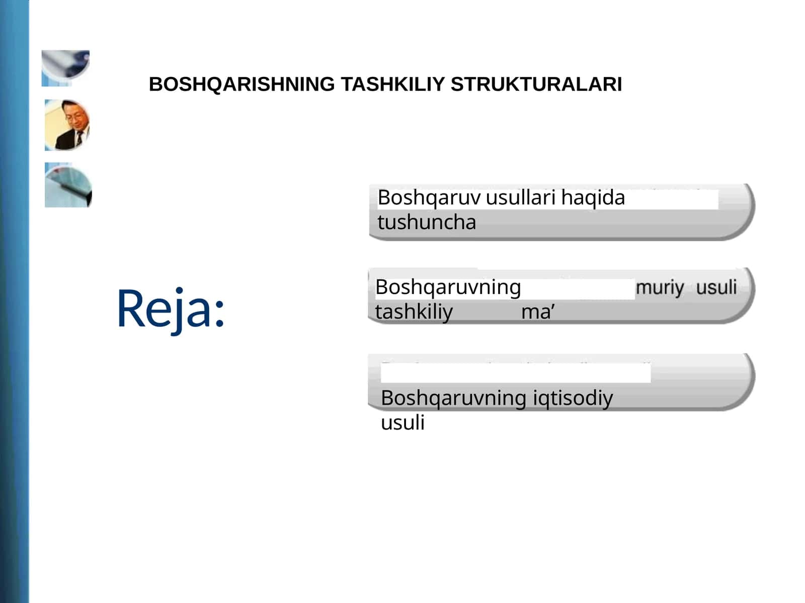 Boshqaruvning Tashkiliy Strukturalari 1