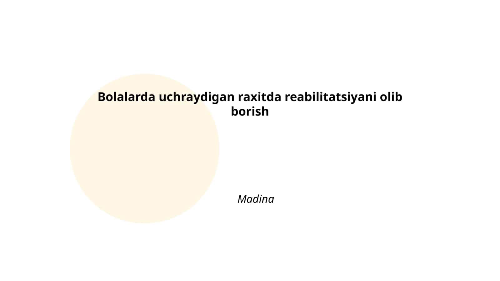Reabilitatsiya tadbirlari 1