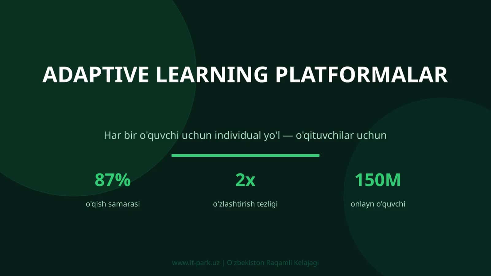 ADAPTIVE LEARNING PLATFORMALAR 1