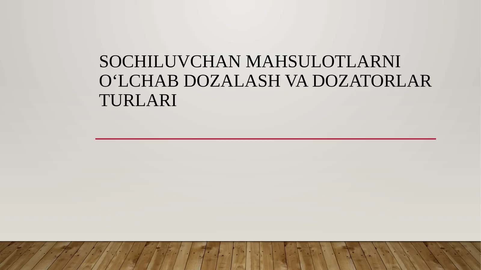 Sochiluvchan mahsulotlar 1