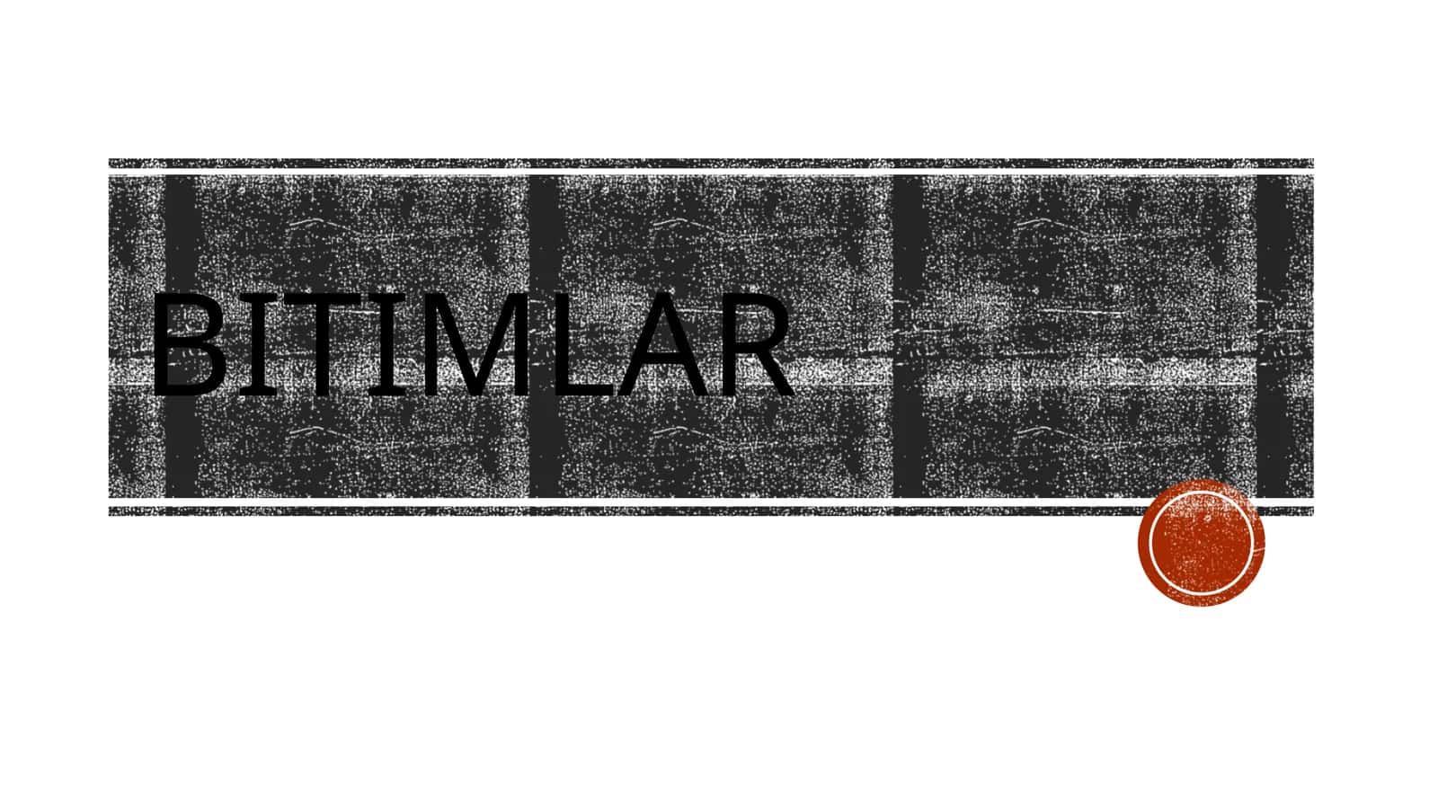BITIMLAR 1