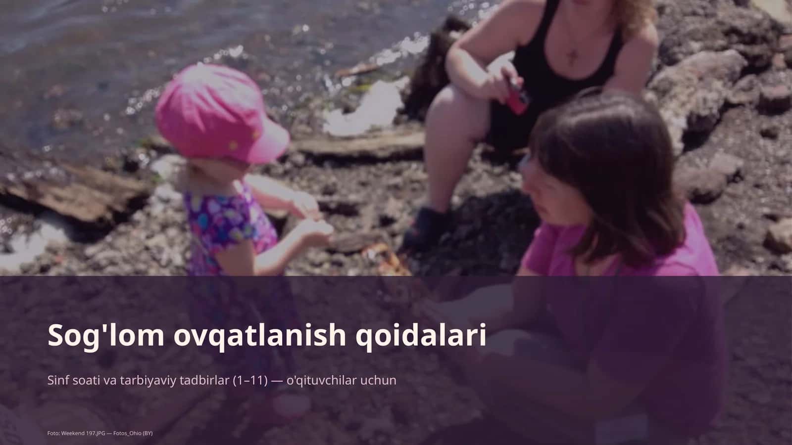Sog'lom ovqatlanish qoidalari 1