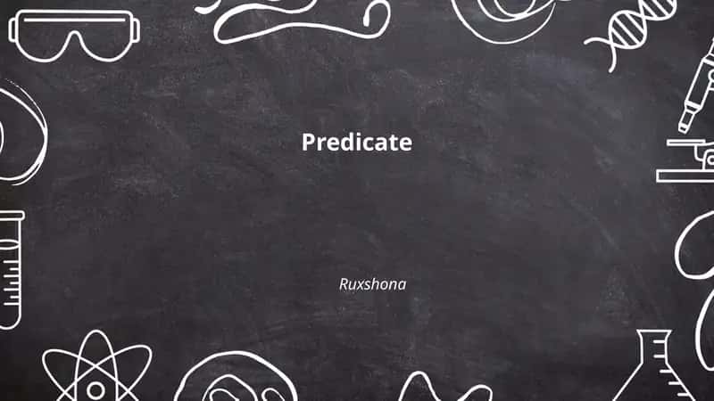 Predicate 1