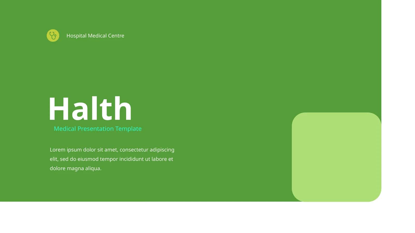 Medical Presentation Template 1
