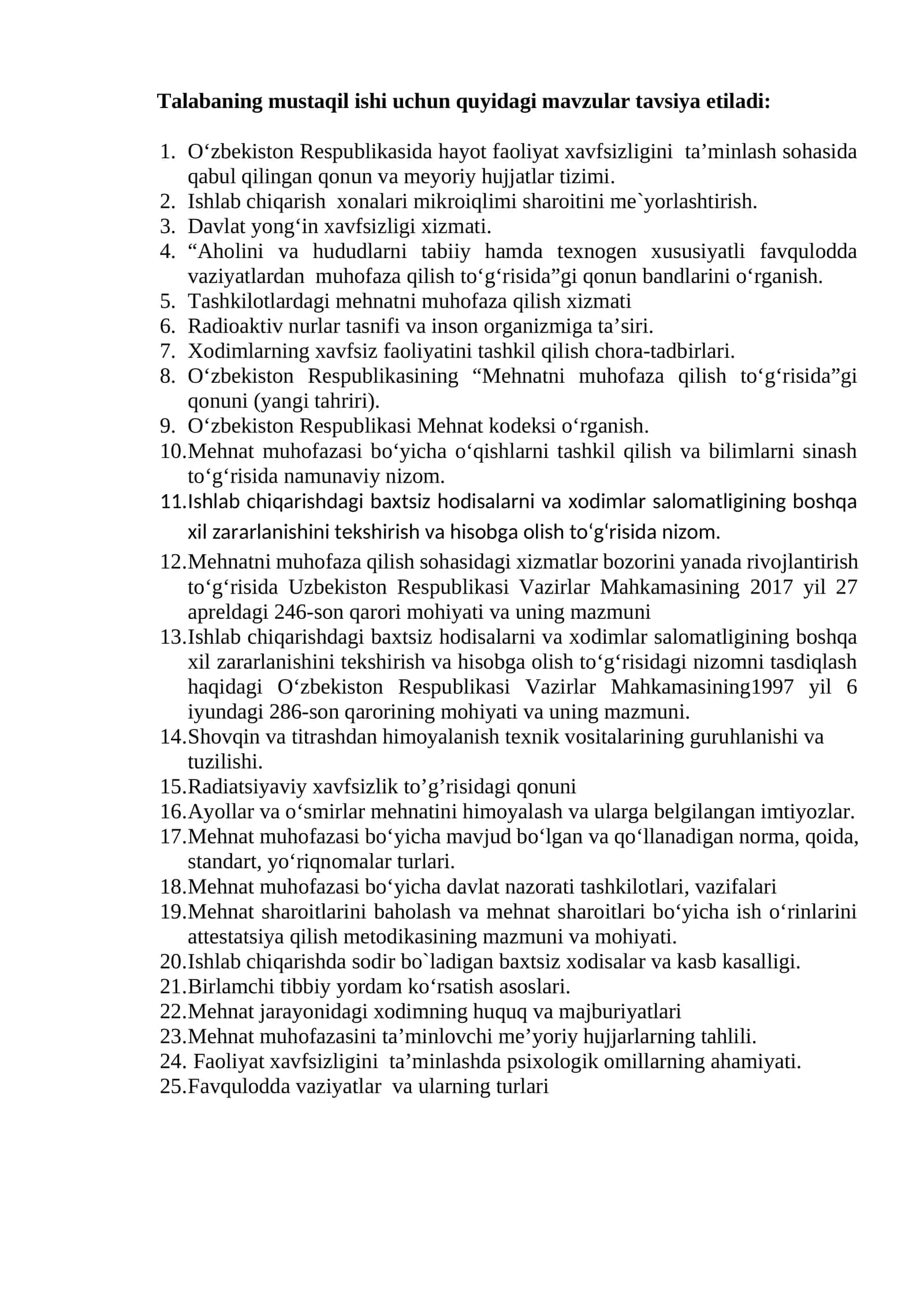 О‘zbekiston Respublikasi Mehnat kodeksi о‘rganish 1