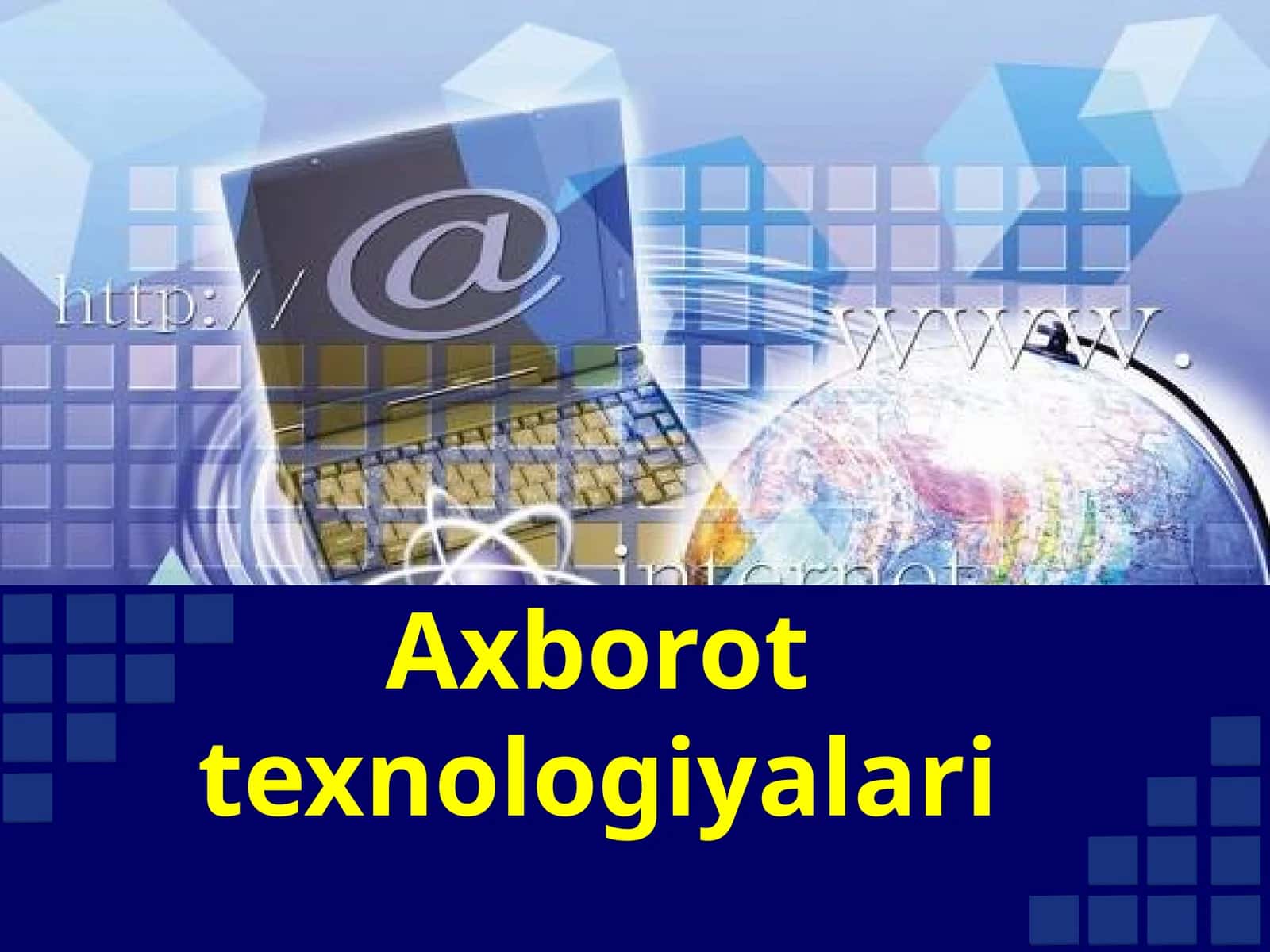 Axborot texnologiyalari 1