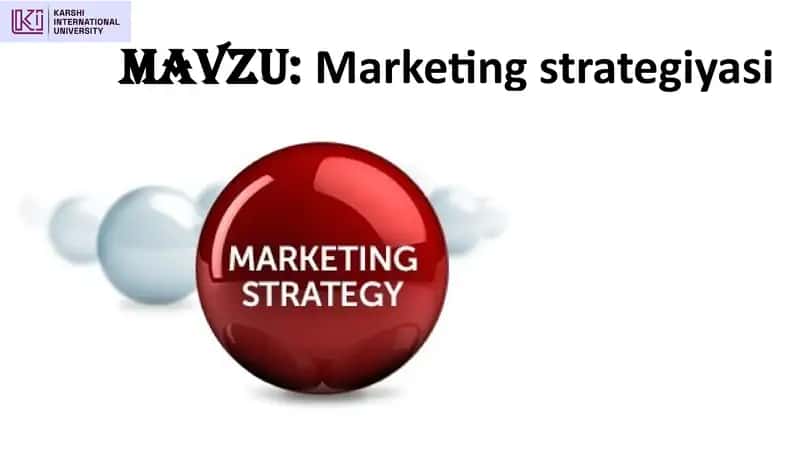 Marketing Strategiyasi 1