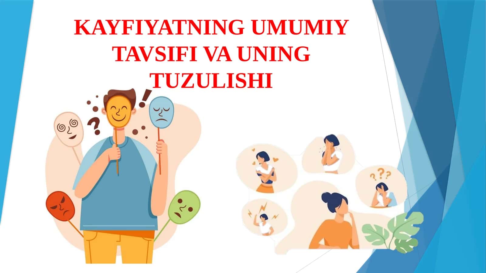 Kayfiyatning umumiy tavsifi va uning tuzulish 1