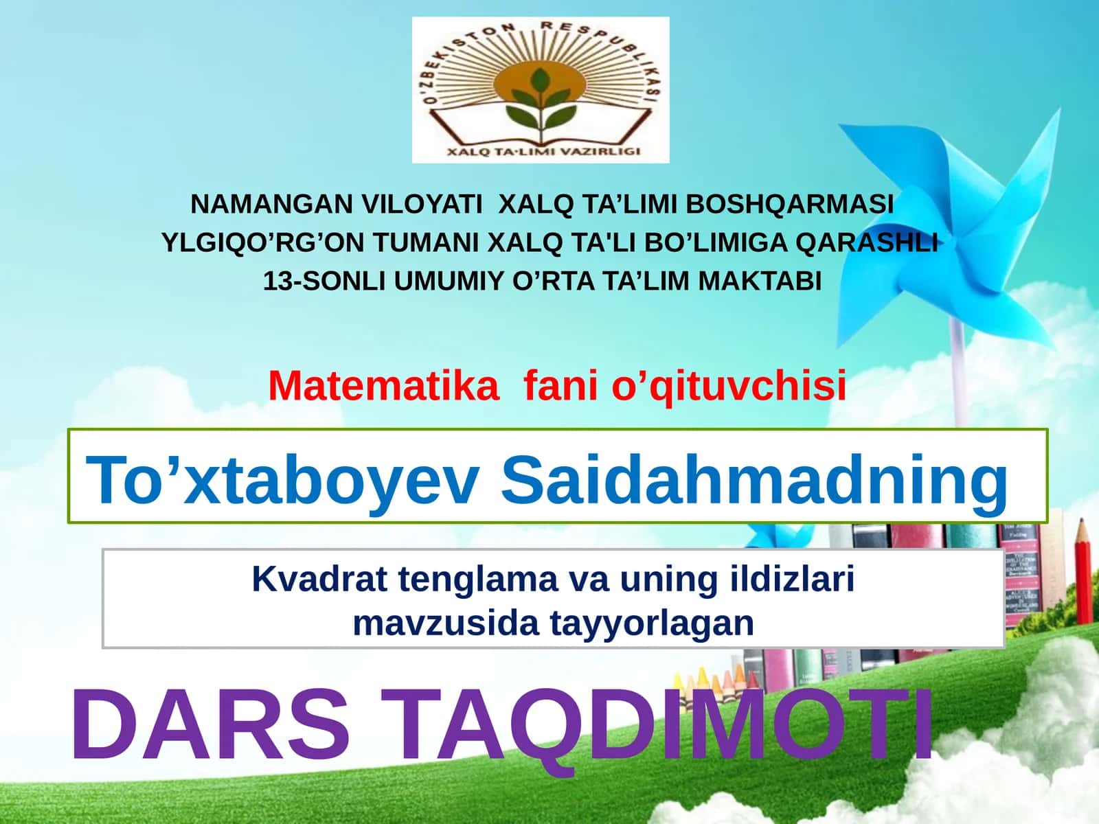 Kvadrattenglamavauningildizlari 1