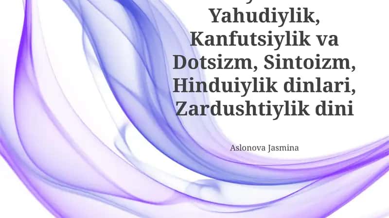 Zamonaviy Dunyoda Milliy Dinlarning Rol va Ahamiyati 1