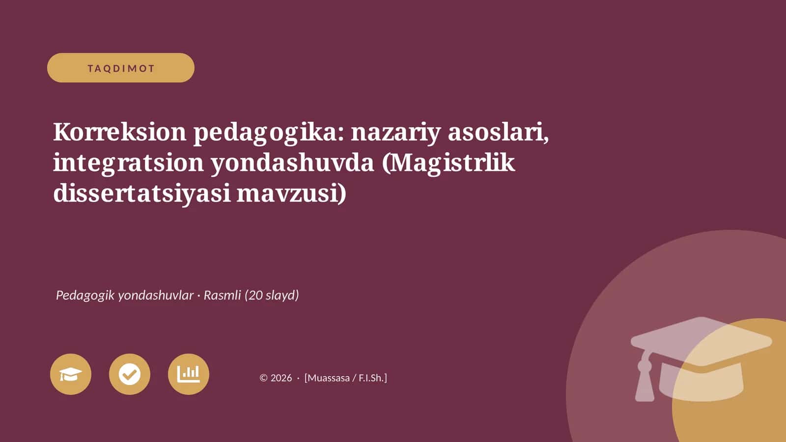 Korreksion pedagogikasi: nazariy asoslari, integratsion yondashuvda 1