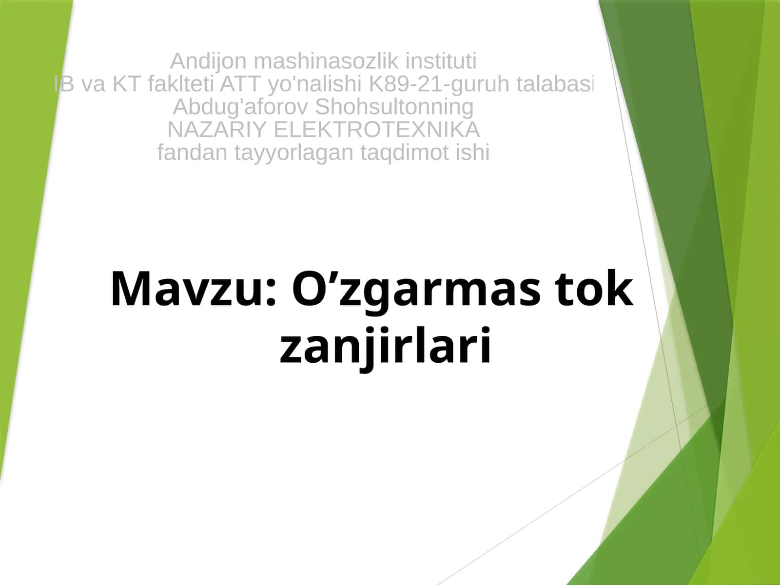 NAZARIY ELEKTROTEXNIKA 1