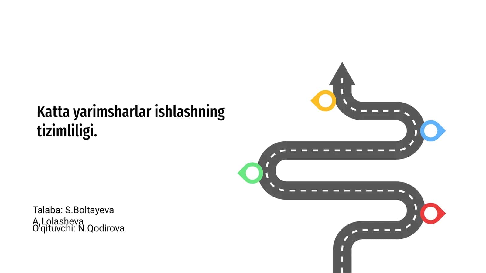 Katta yarimsharlar ishlashning tizimliligi 1