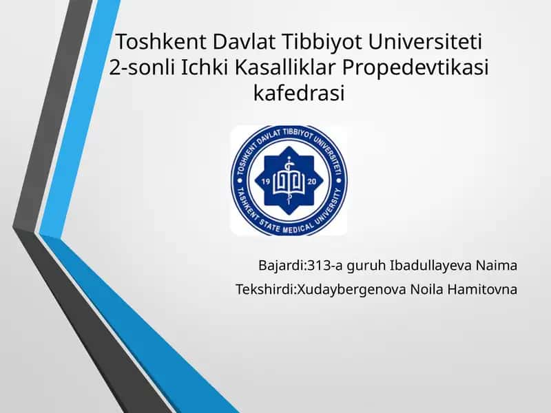 Spirometriya o’lchash usuli haqida 1