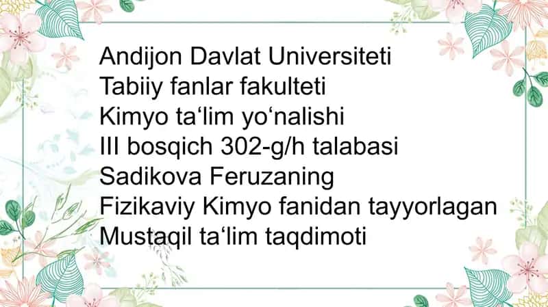 Gaz Elektrodlari Haqida Umumiy Ma'lumot 1
