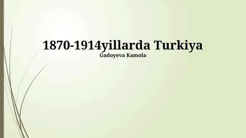 1870-1914yillarda Turkiya 1