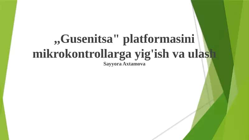 Gusenitsa Platformasi 1