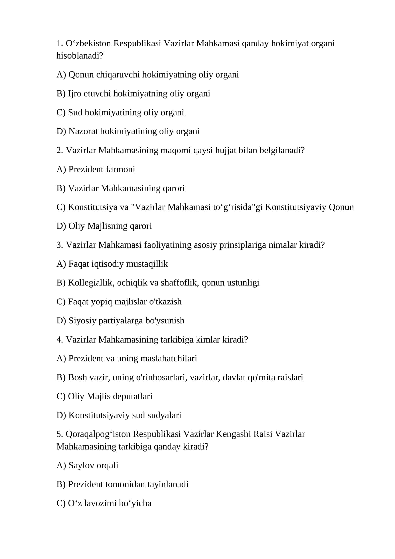Oʻzbekiston Respublikasi Vazirlar Mahkamasi 1