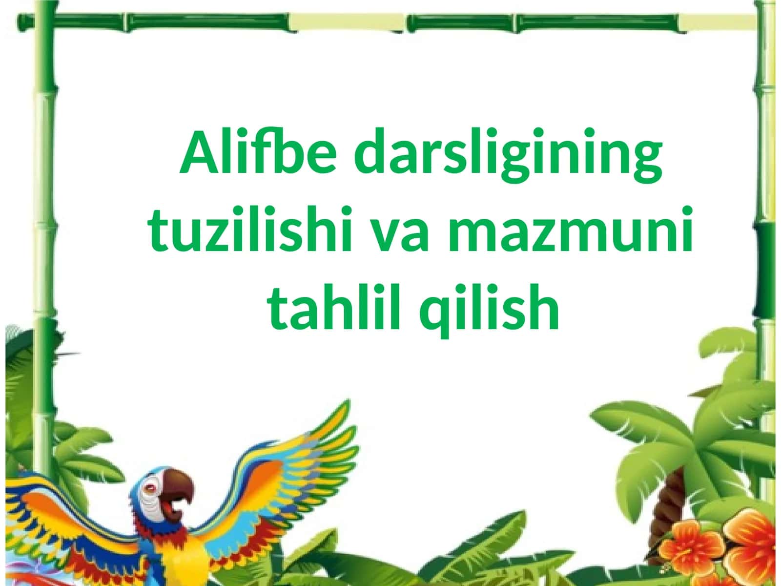 Alifbe darsligi 1