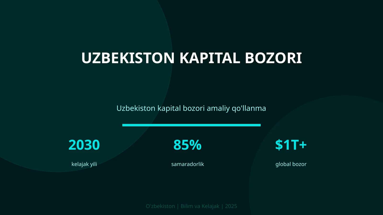 Uzbekiston kapital bozori - amaliy qo'llanma 1