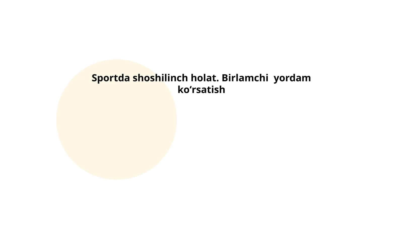 Tana jarohatlari 1