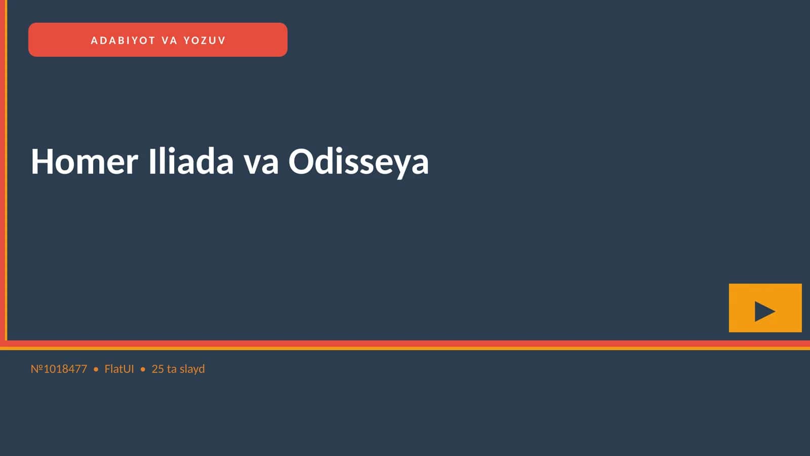Homer Iliada va Odisseya 1