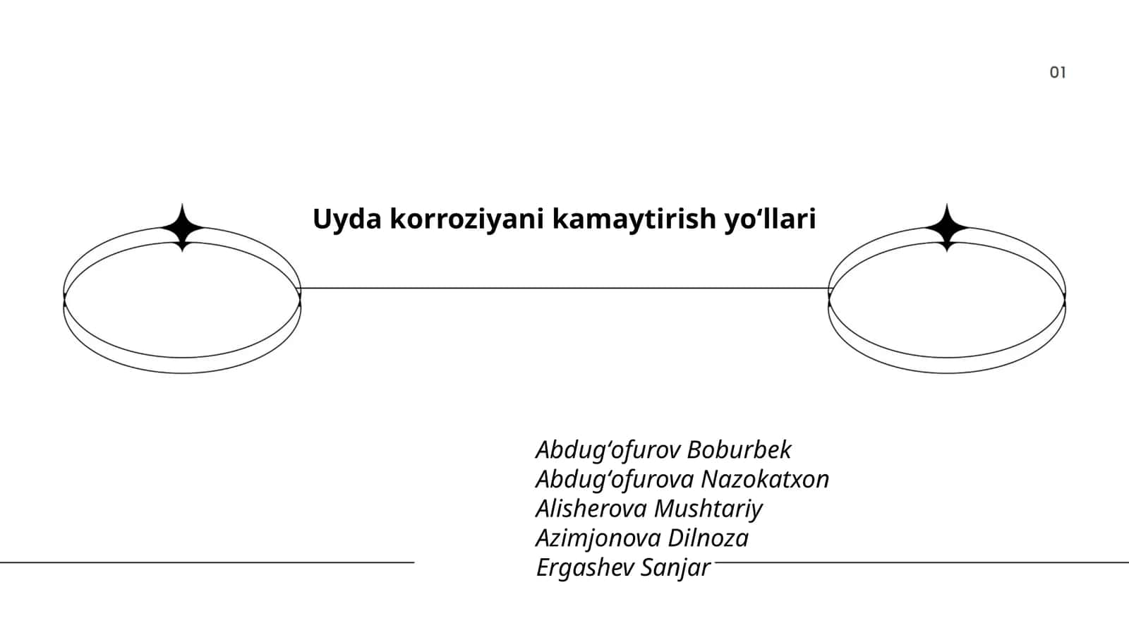 Uyda korroziyani kamaytirish yoʻllari 1