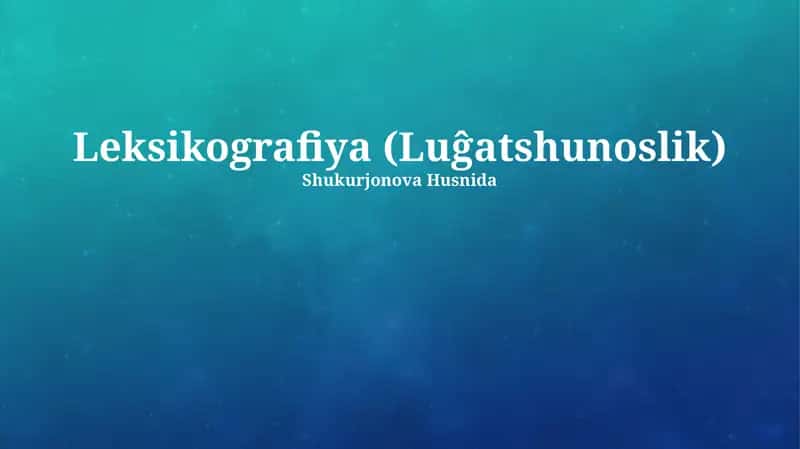 Leksikografiya (Luĝatshunoslik) 1