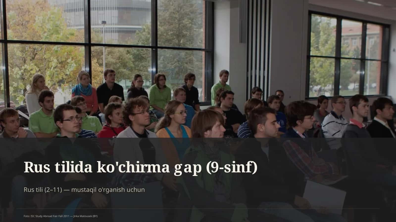 Rus tilida ko'chirma gap (9-sinf) 1