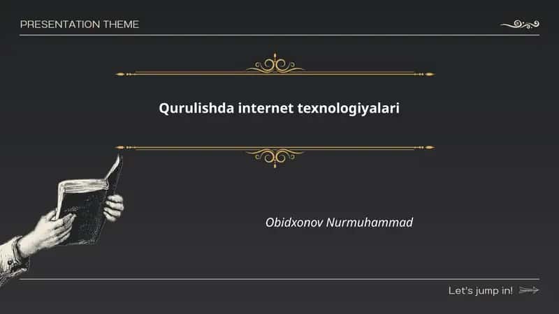 Qurilishda internet texnologiyalari 1